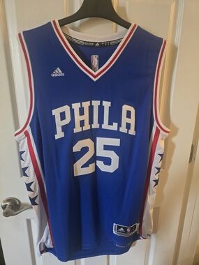 Adidas 76ers Philadelphia #25 NBA Basketball Jersey